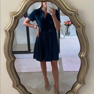 Anthropologie Maeve Blue Dress